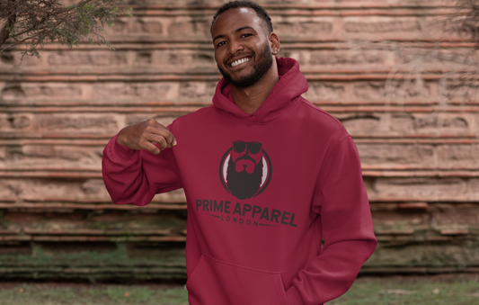 Prime Heritage Hoodie | Burgundy, Unisex